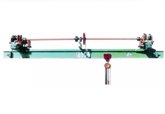 Pont roulant manuel à poutre unique