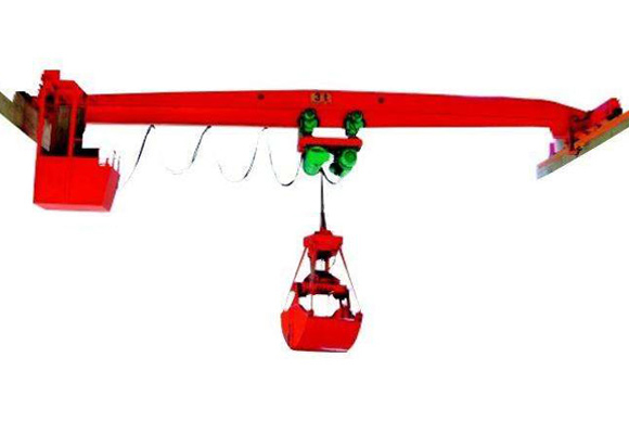 Pont roulant à poutre unique avec grippage