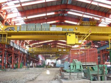 Grue à pont double QD électrique de 25 tonnes